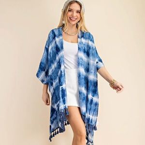 Kori Tassel Hem Kimono